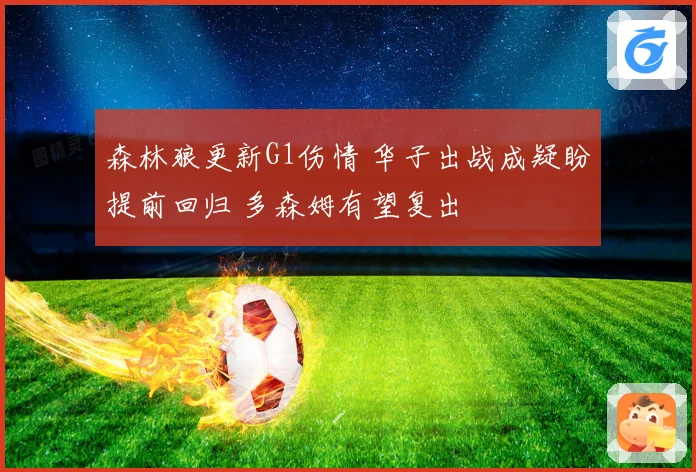 森林狼更新G1伤情 华子出战成疑盼提前回归 多森姆有望复出